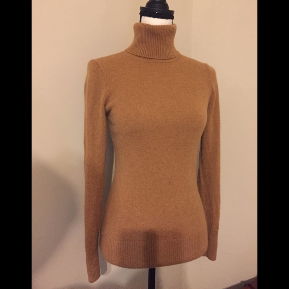 J Crew 100% Cashmere Turtleneck Sweater